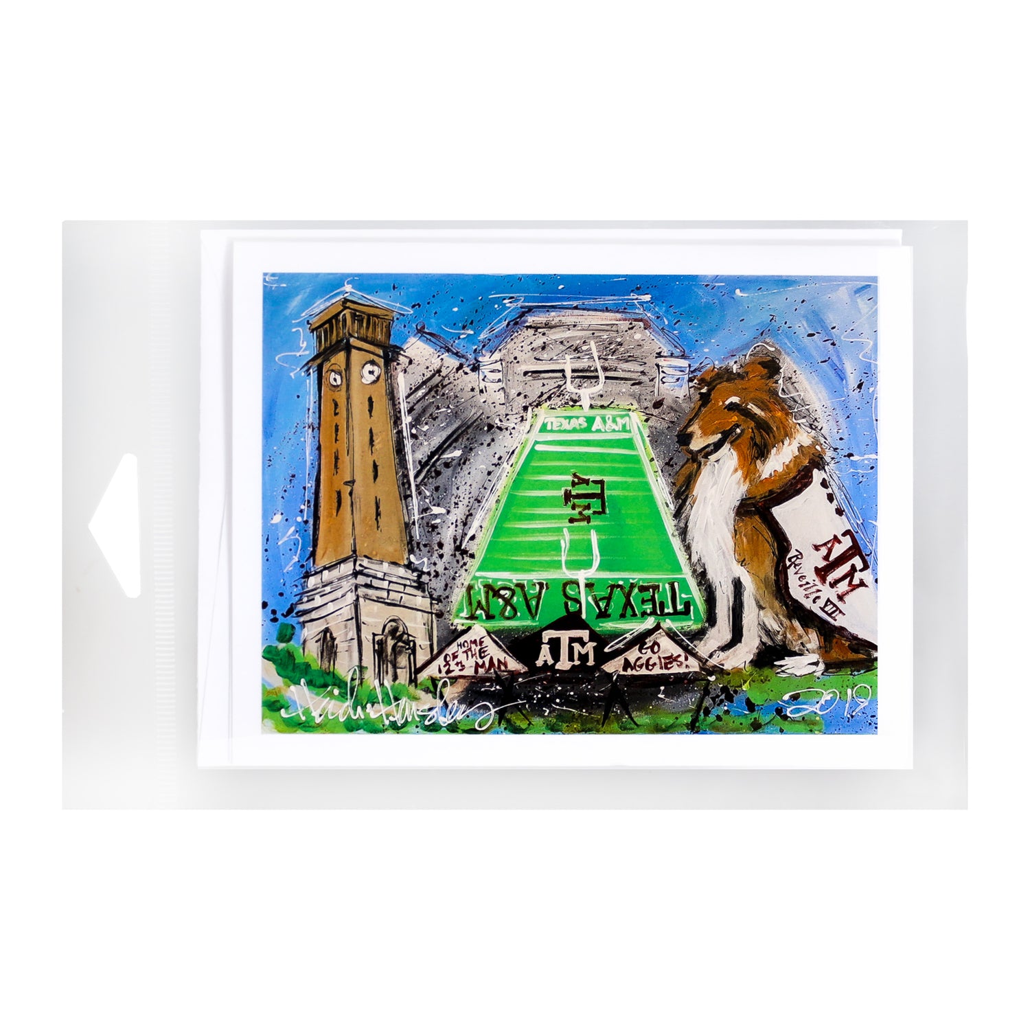 Texas A&M Heidi Hensley Notecard