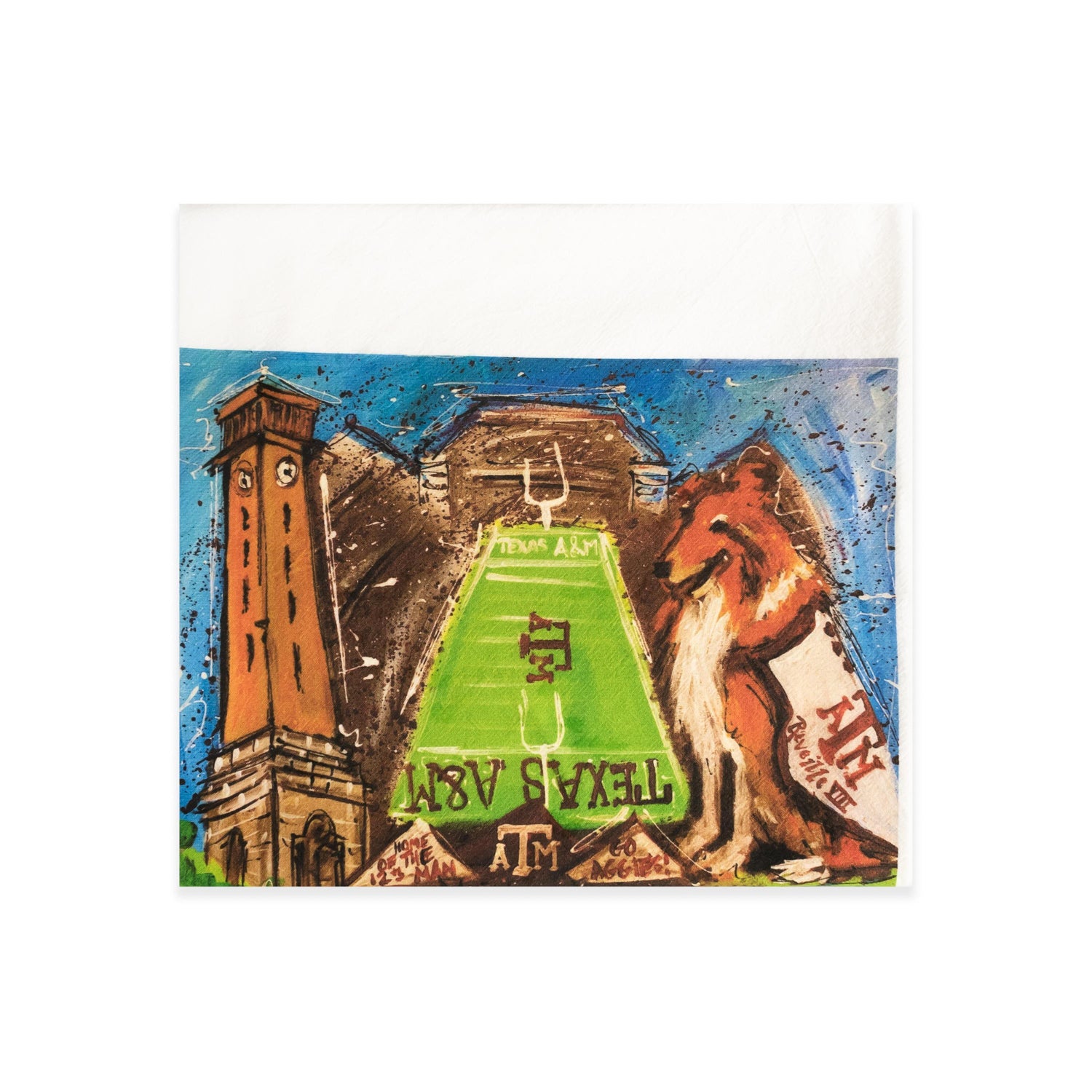 Texas A&M Heidi Hensley Tea Towel