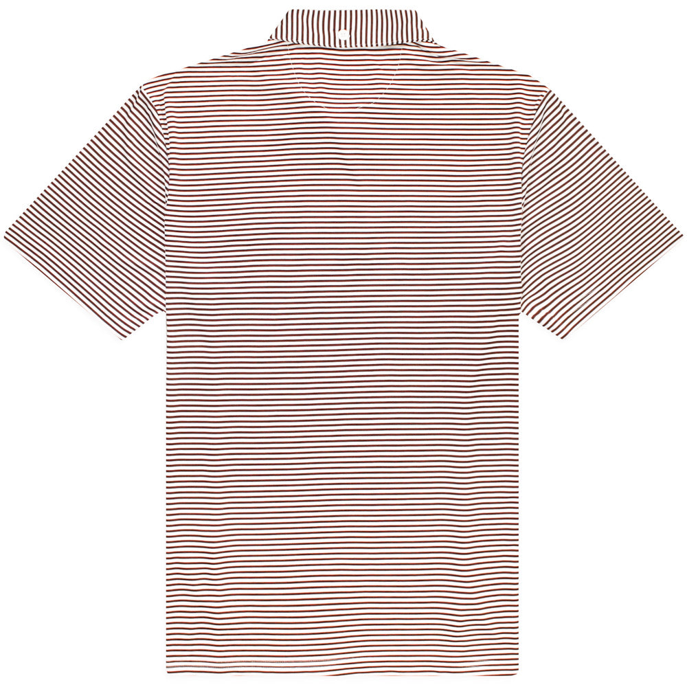 Texas A&M Striped Performance Polo
