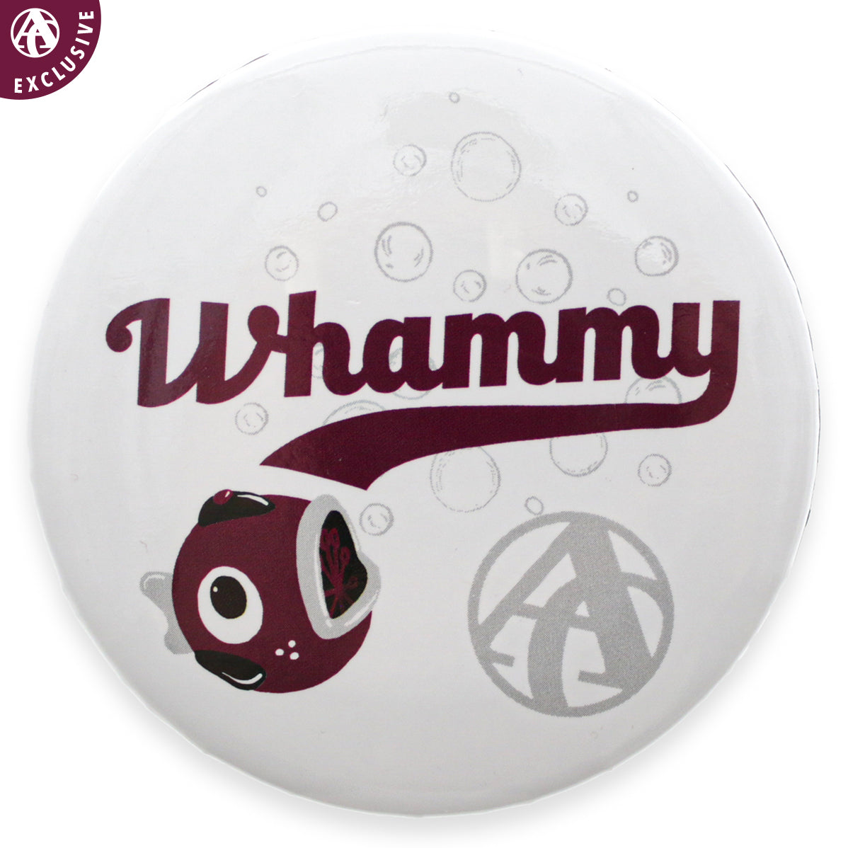 Whammy Bubbles Baseball Button