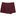 Maroon Faux Leather Asymmetrical Skirt