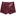 Maroon Faux Leather Asymmetrical Skirt