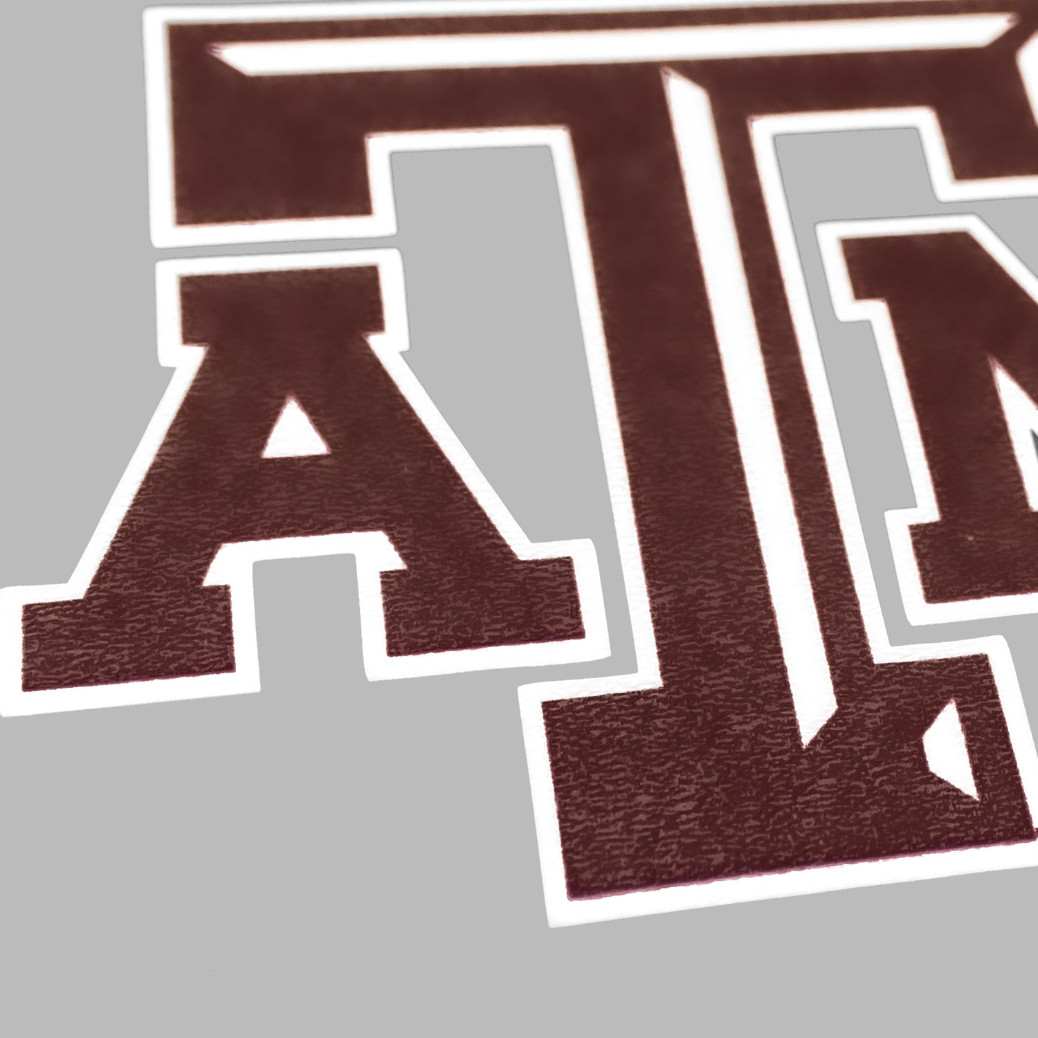 Texas A&M Chiseled Logo 3" Decal