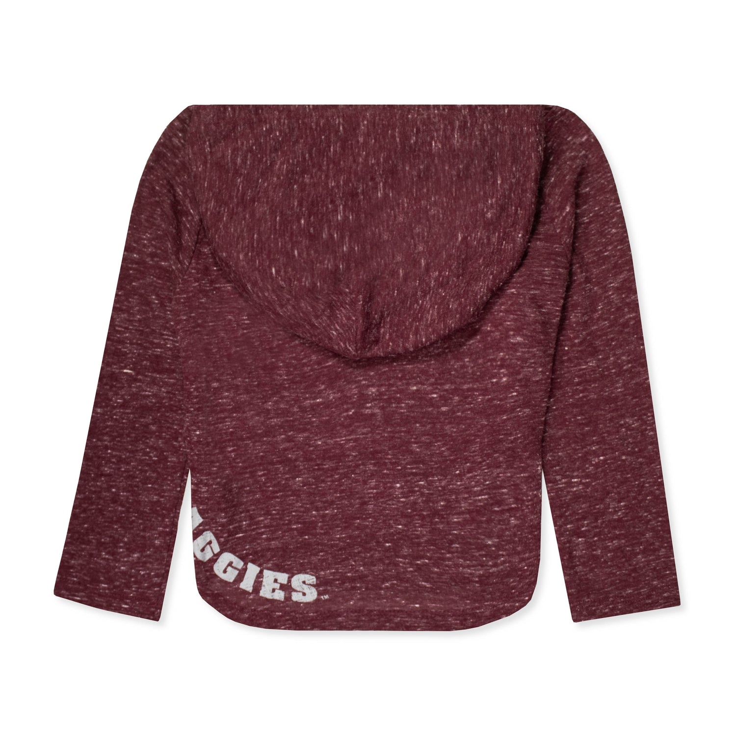 Texas A&M Toddler Girl's Heathered Hooded Tee