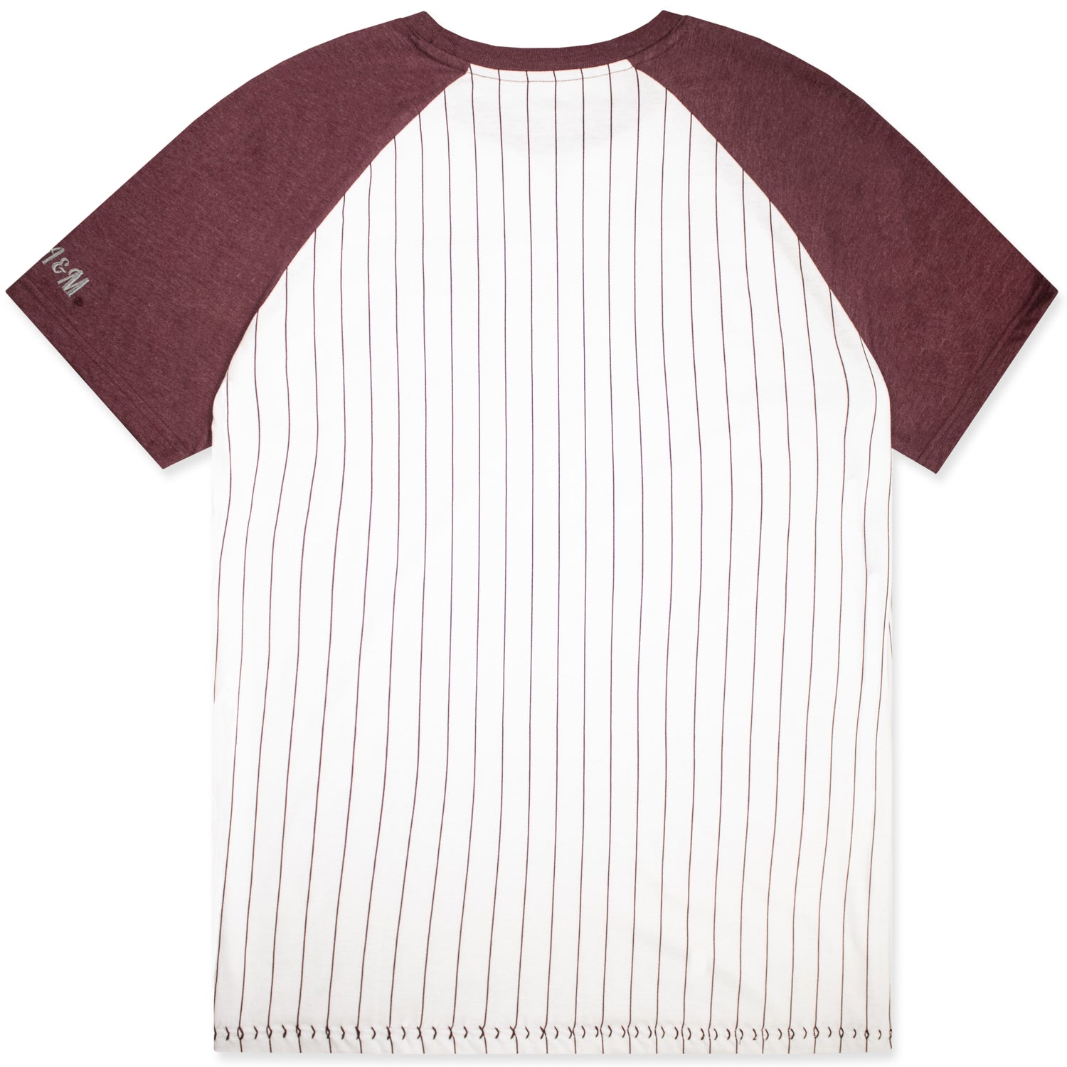 Texas A&M Colosseum Pinstripe Baseball Tee