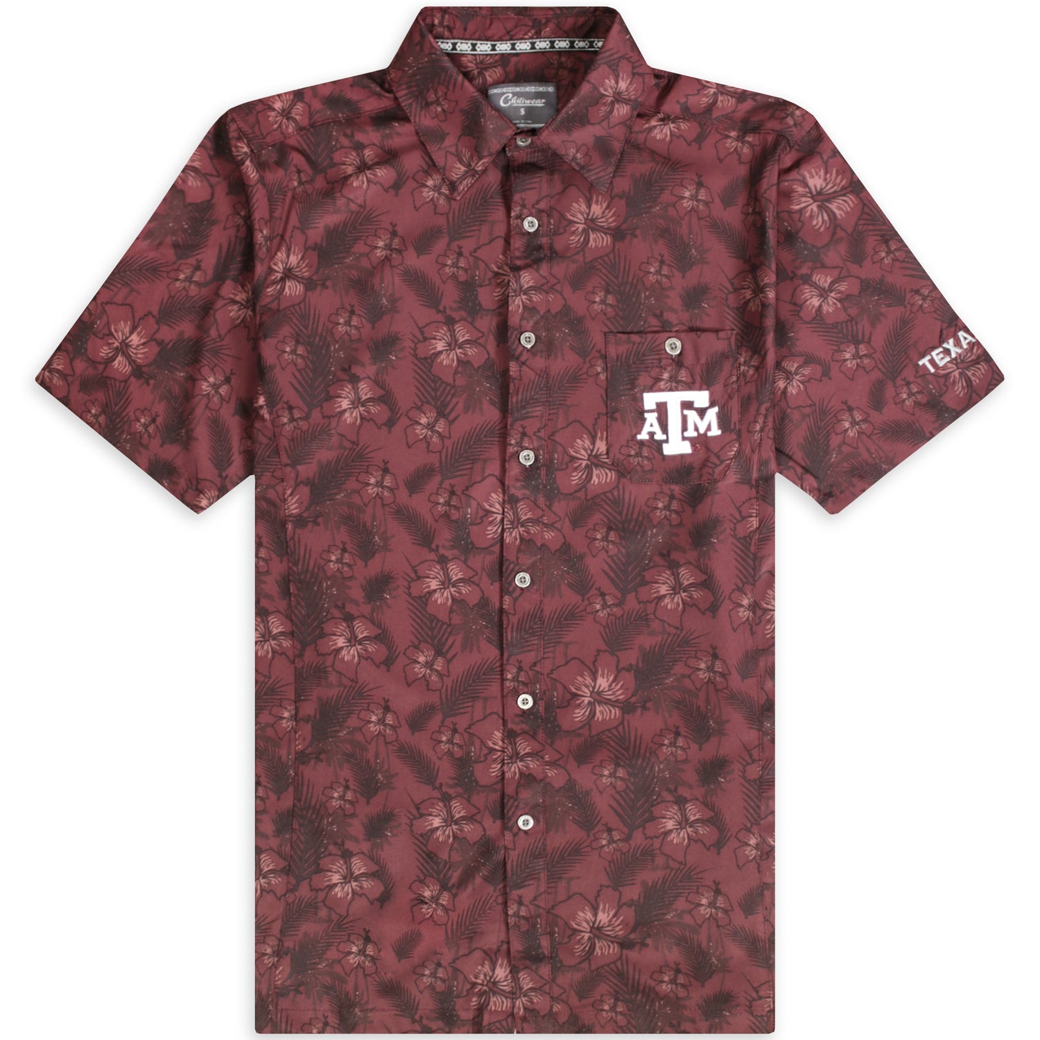 Texas A&M Colosseum Molokai Camp Button Shirt