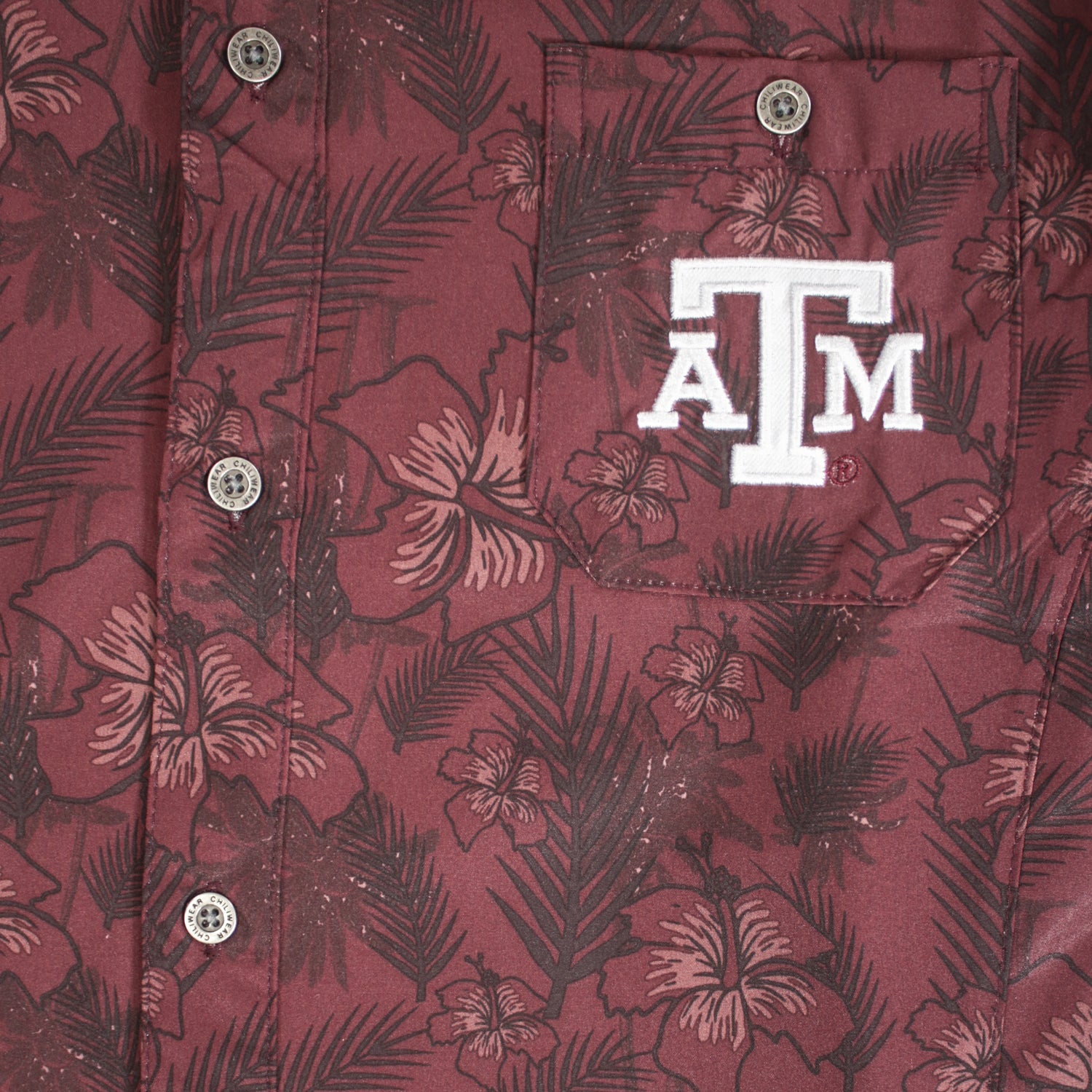 Texas A&M Colosseum Molokai Camp Button Shirt