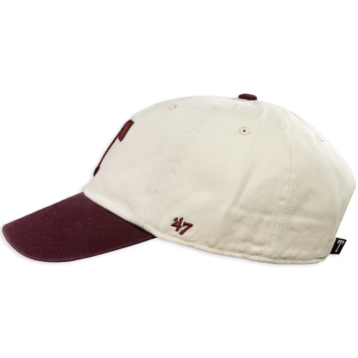Texas A&M '47 Brand Two Tone Block T Cap