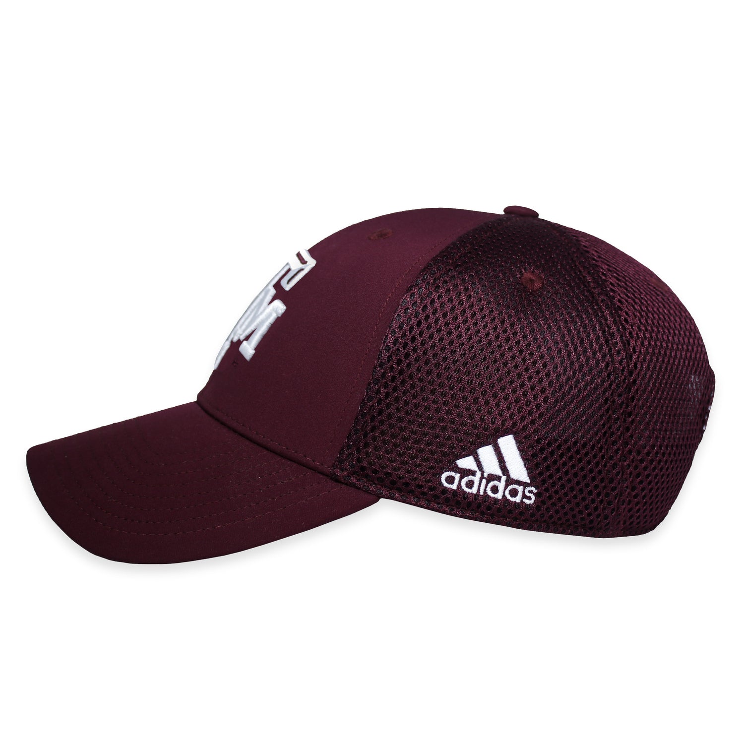 Texas A&M Coach Structured Adj Mesh Back Block Atm