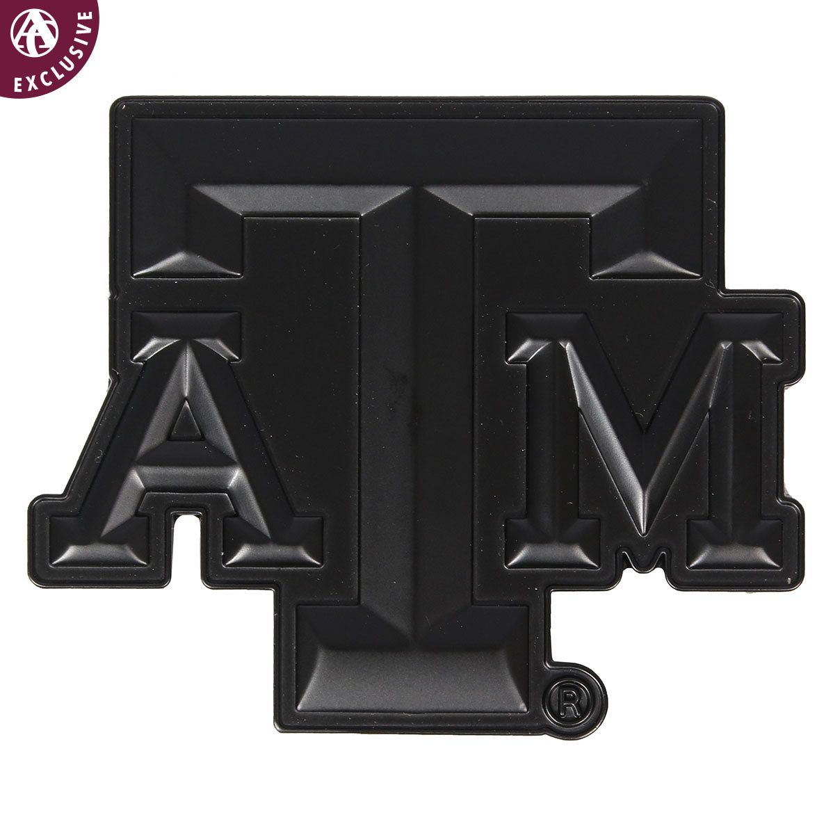 Texas A&M Matte Black Block Emblem