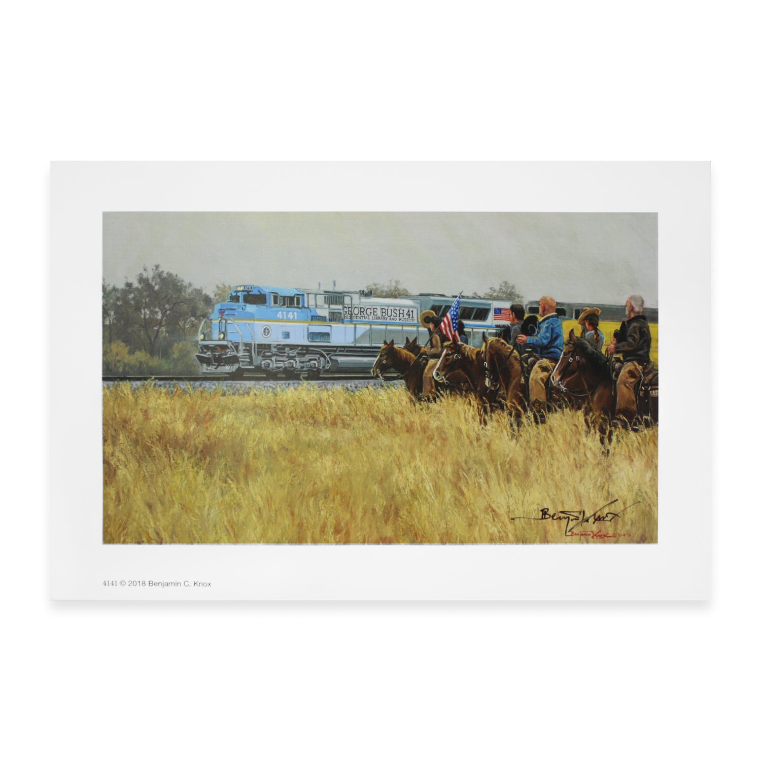 Benjamin Knox 4141 Train Limited Edition Small Print