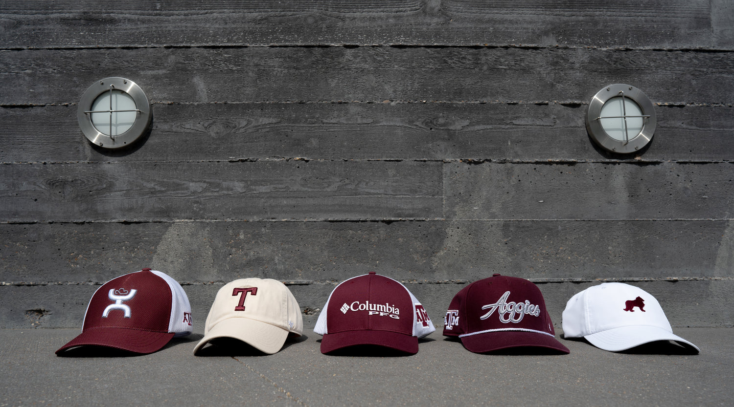 Texas A&M Hooey Maroon & White Fitted Cap