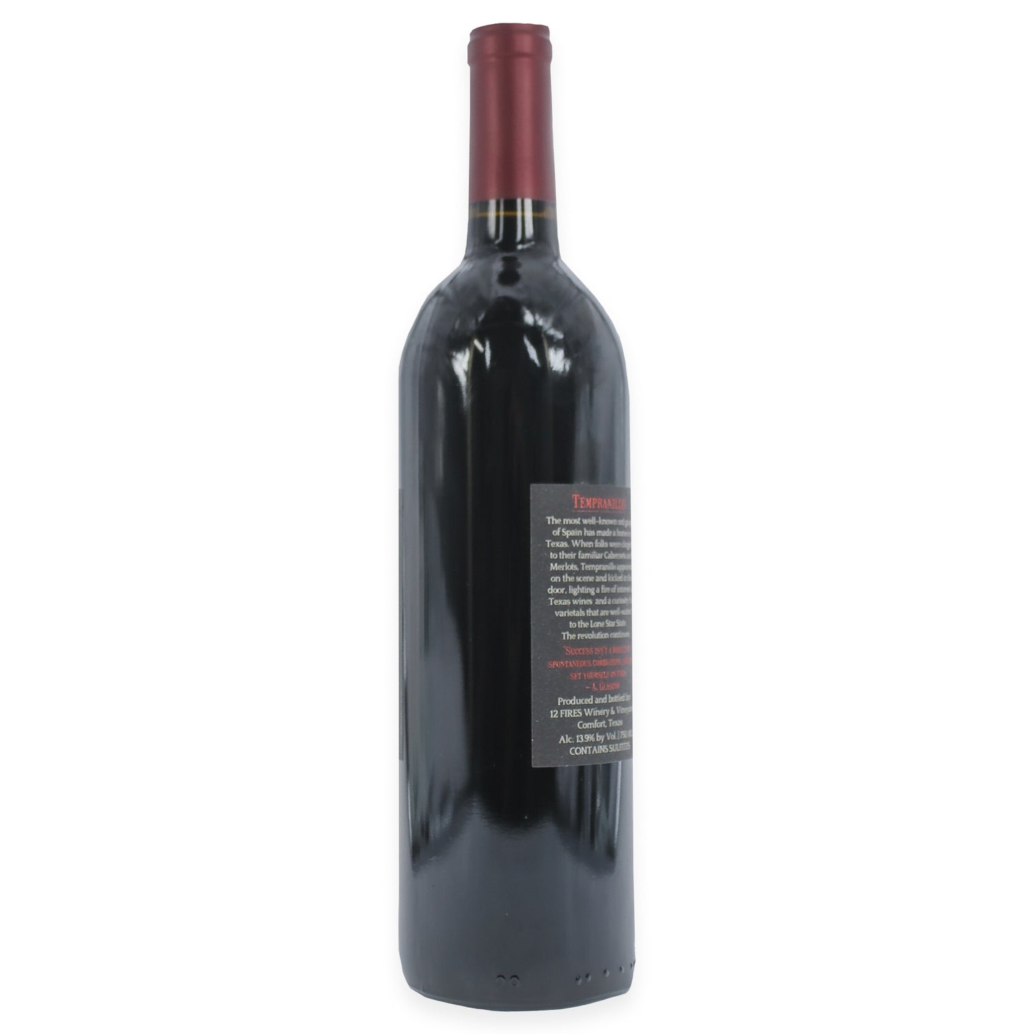In Store Pickup Or Local Delivery Only: 12 Fires Tempranillo 2017 Wine