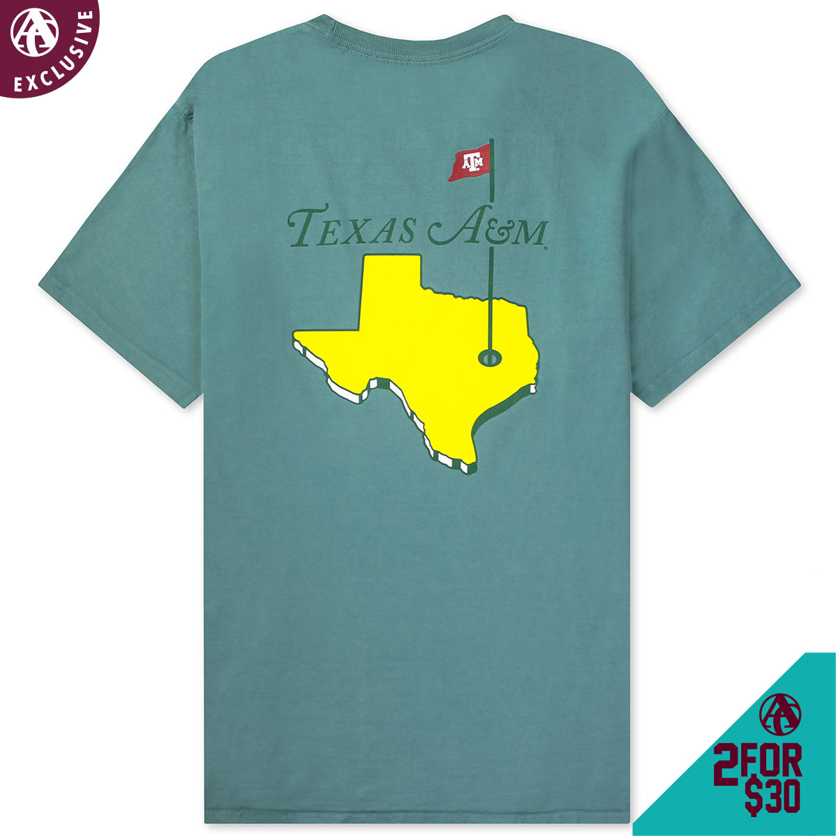 Texas A&M State Golf T-Shirt