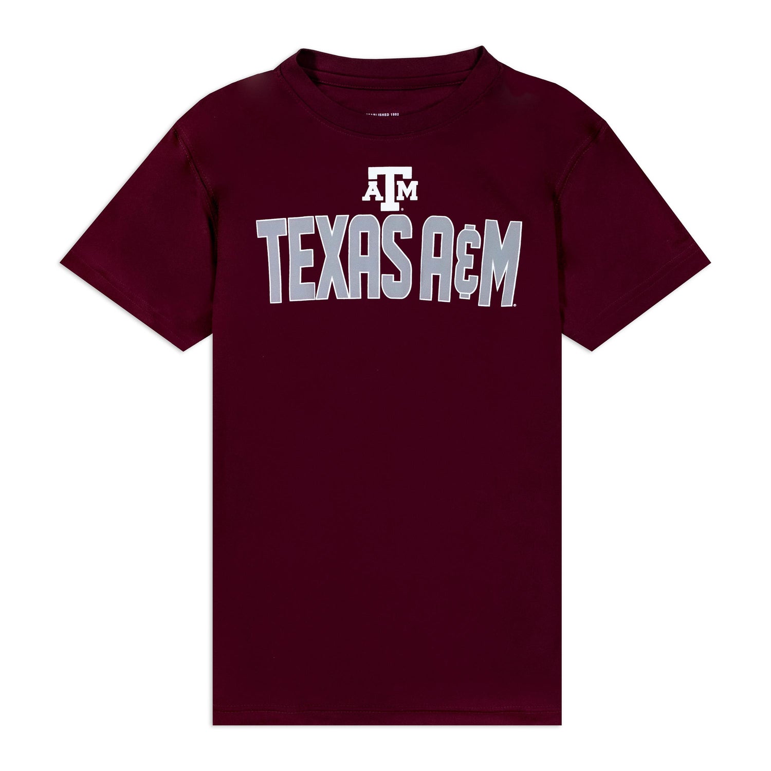 Texas A&M Youth Colosseum Short Sleeve Aggies Polyester T-shirt