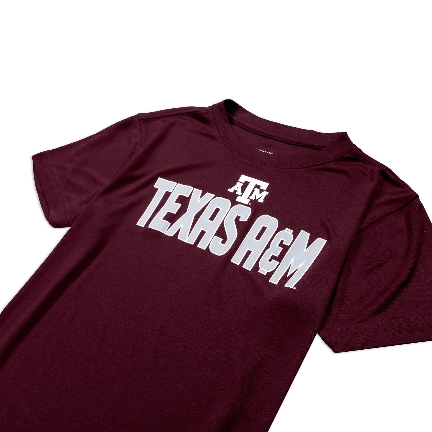 Texas A&M Youth Colosseum Short Sleeve Aggies Polyester T-shirt
