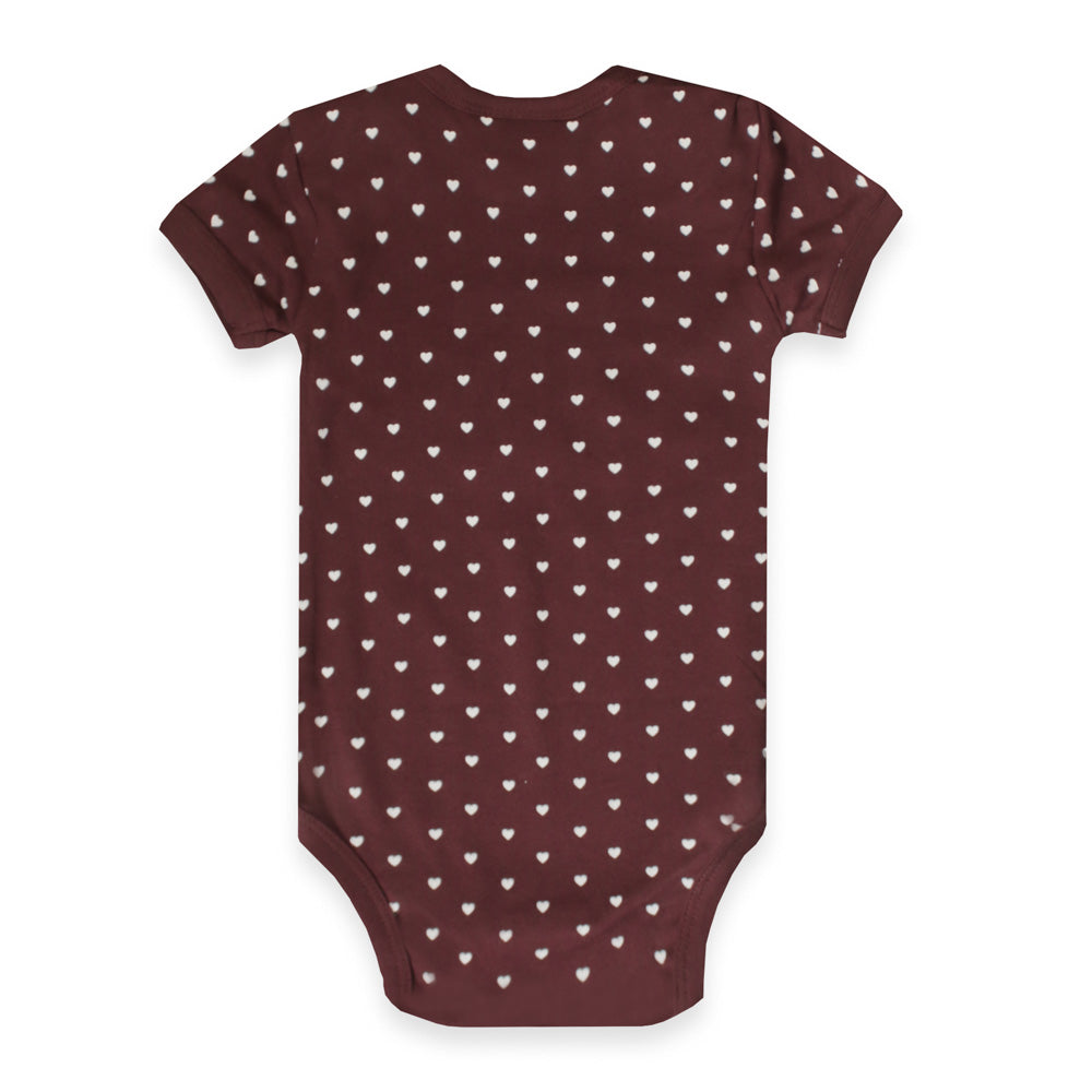 Texas A&M Infant Heart Lap Shoulder Creeper