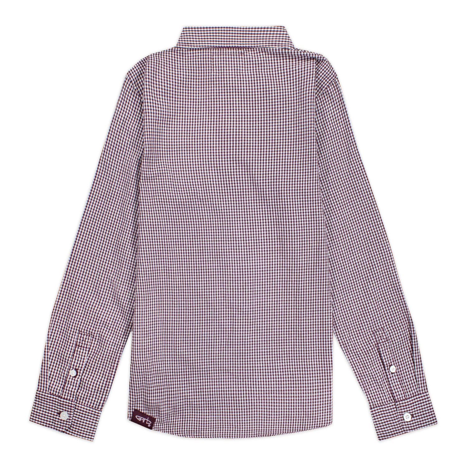 Texas A&M Garb Cole Youth Woven Gingham Button Down