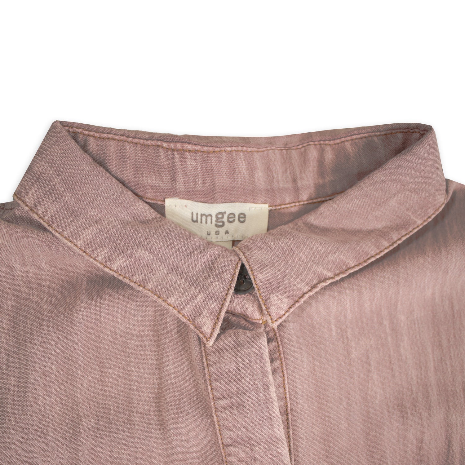 Mauve Sleeveless Button Down Dress