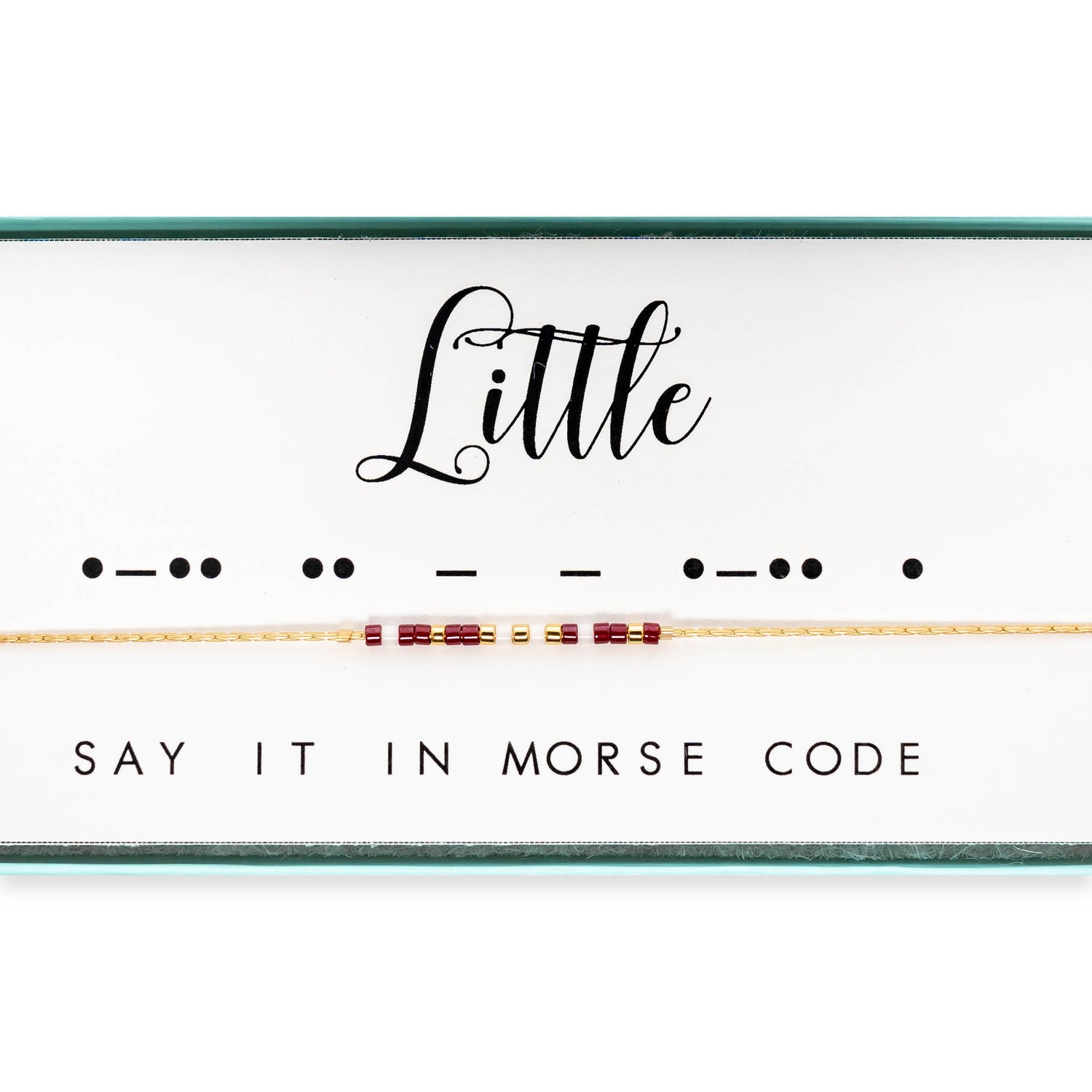 Little Sorority Sister Morse Code Necklace