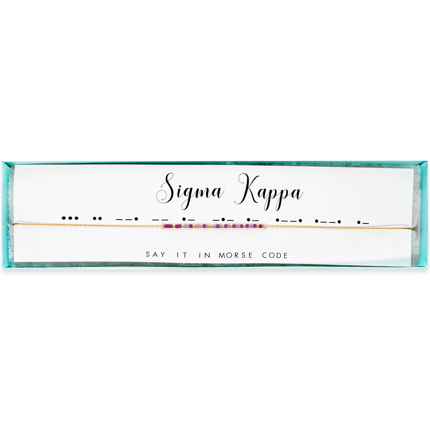 Sigma KappA&Morse Code Necklace