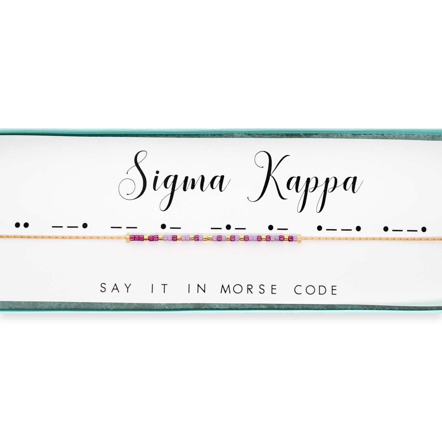 Sigma KappA&Morse Code Necklace