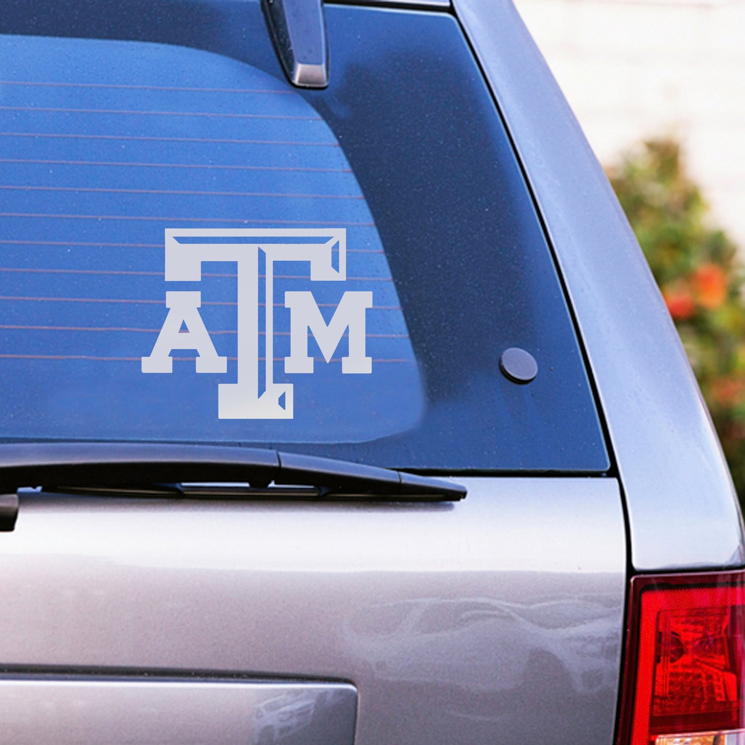 Texas A&M Frosted Glass Beveled ATM Decal