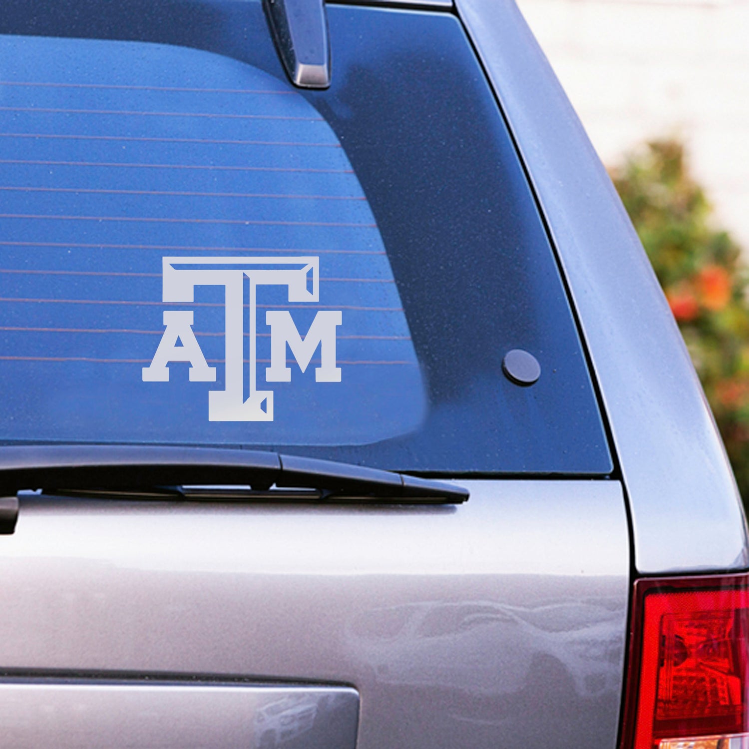 Texas A&M Frosted Glass Beveled ATM Decal