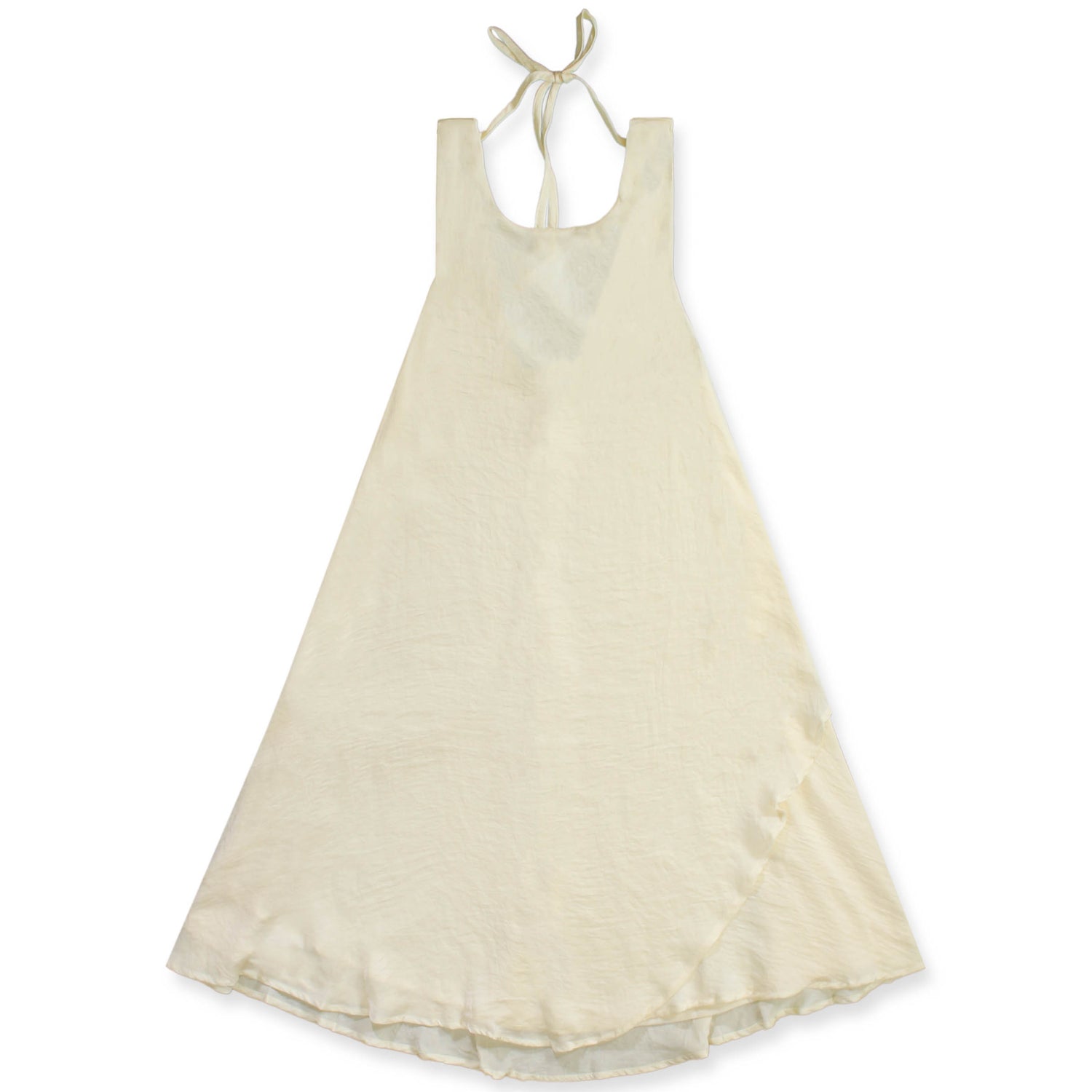 Keyhole BackTank Cream Dress