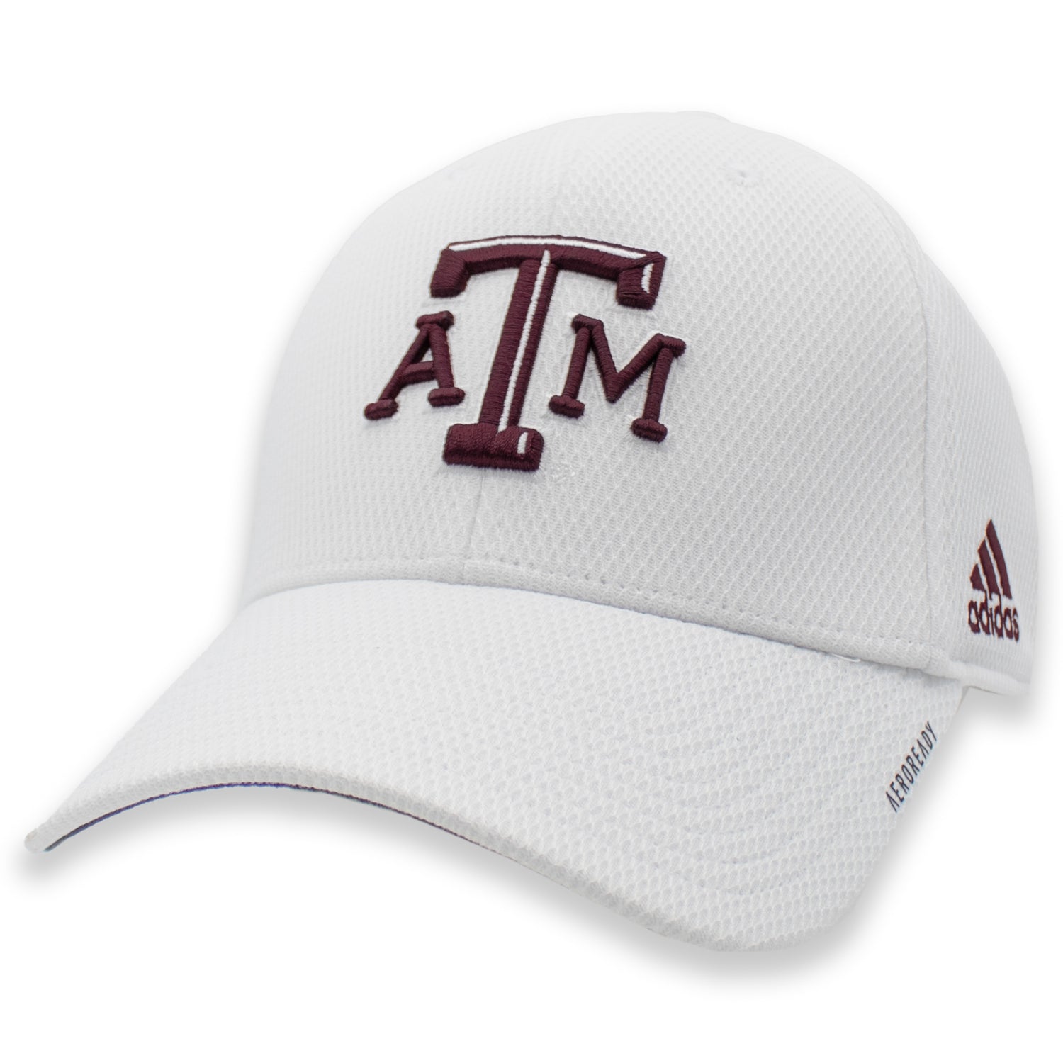 Texas A&M Adidas Coach Structured Flex Fitted Hat