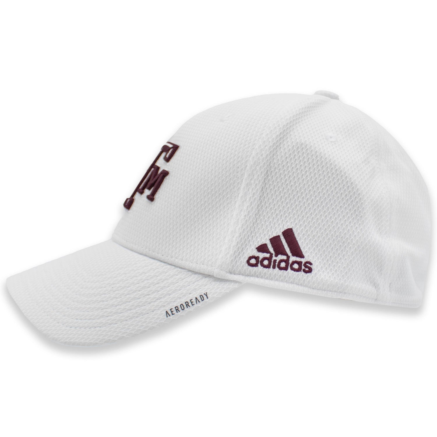 Texas A&M Adidas Coach Structured Flex Fitted Hat