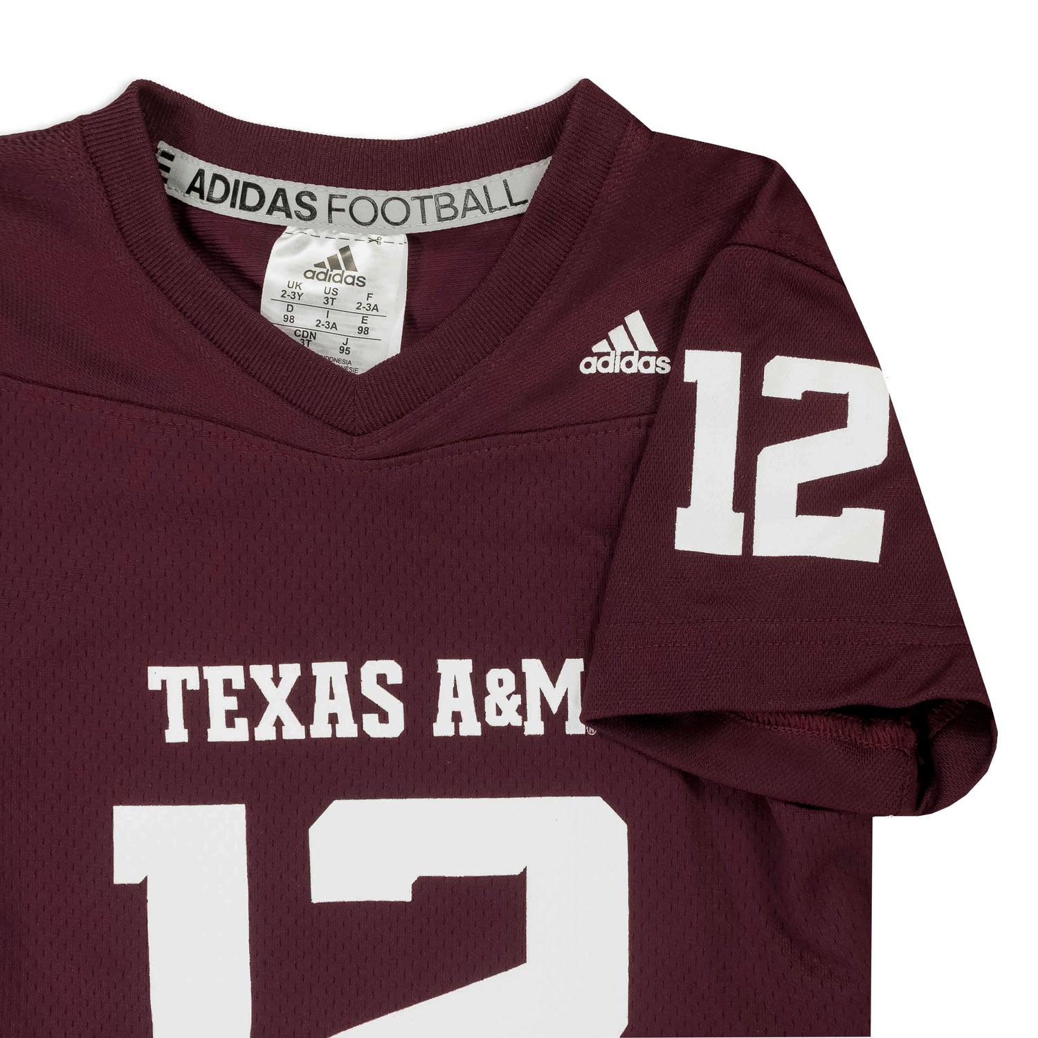 Texas A&M Adidas Replica 2020 Toddler Jersey