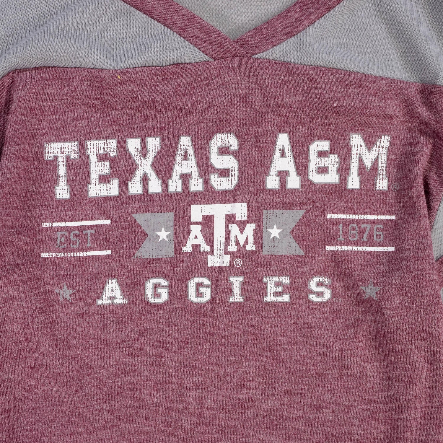 Texas A&M Colosseum Star Long Sleeve Girls Toddler Tee