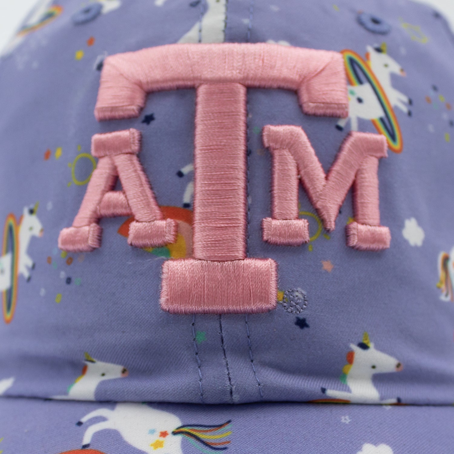 Texas A&M '47 Brand Lavender Unicorn Youth Clean Up Cap
