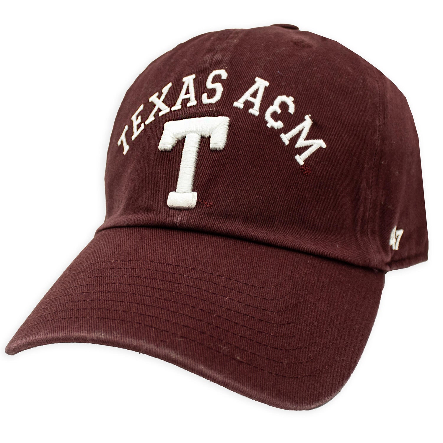 Texas A&M '47 Brand Classic Arch Block T Clean Up Cap