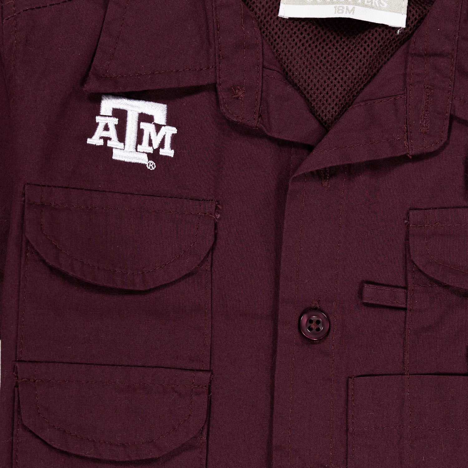 Texas A&M Infant Maroon Fishing Shirt