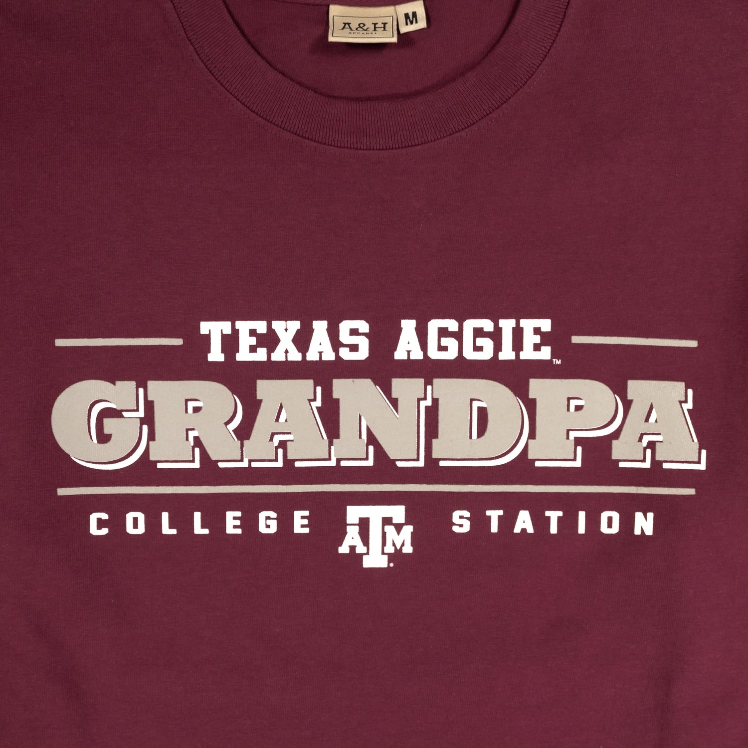 Texas A&M Simple Grandpa T-Shirt