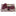 Maroon & White Striped Headband With Maroon Bow