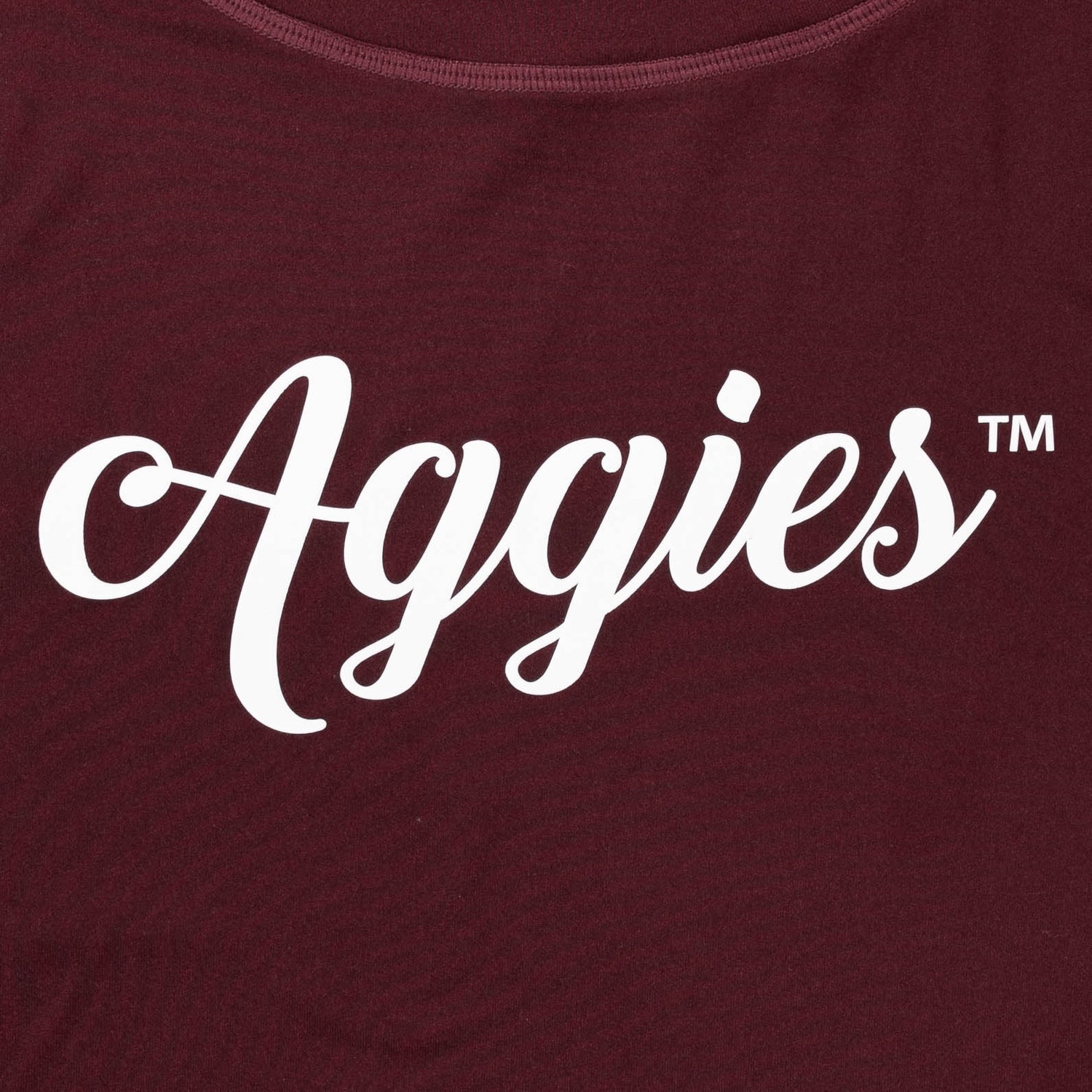 Texas A&M Aggies Kadyluxe Milky Silk Crop Tee