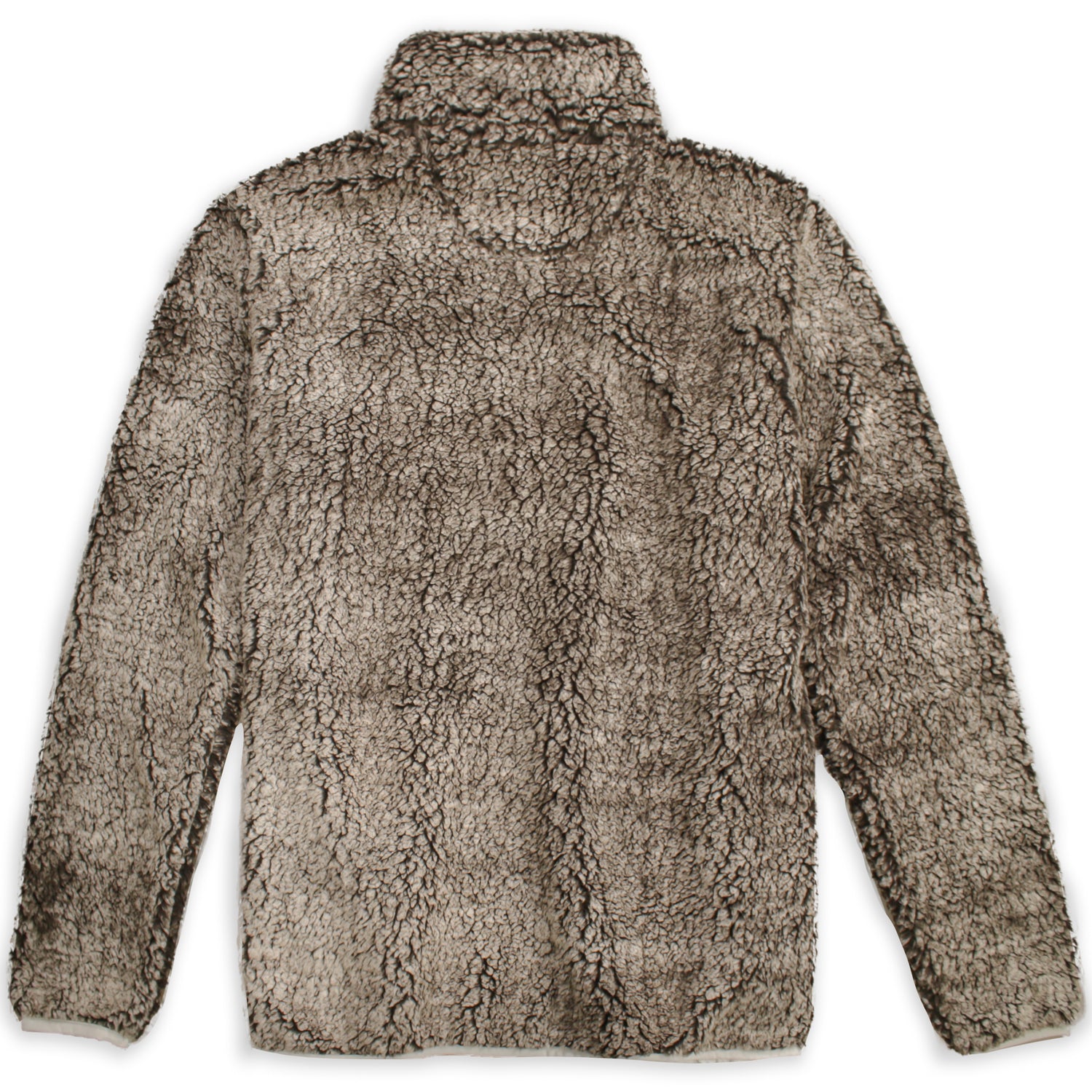 Texas A&M Quarter Zip Heathered Smoke Sherpa Pullover