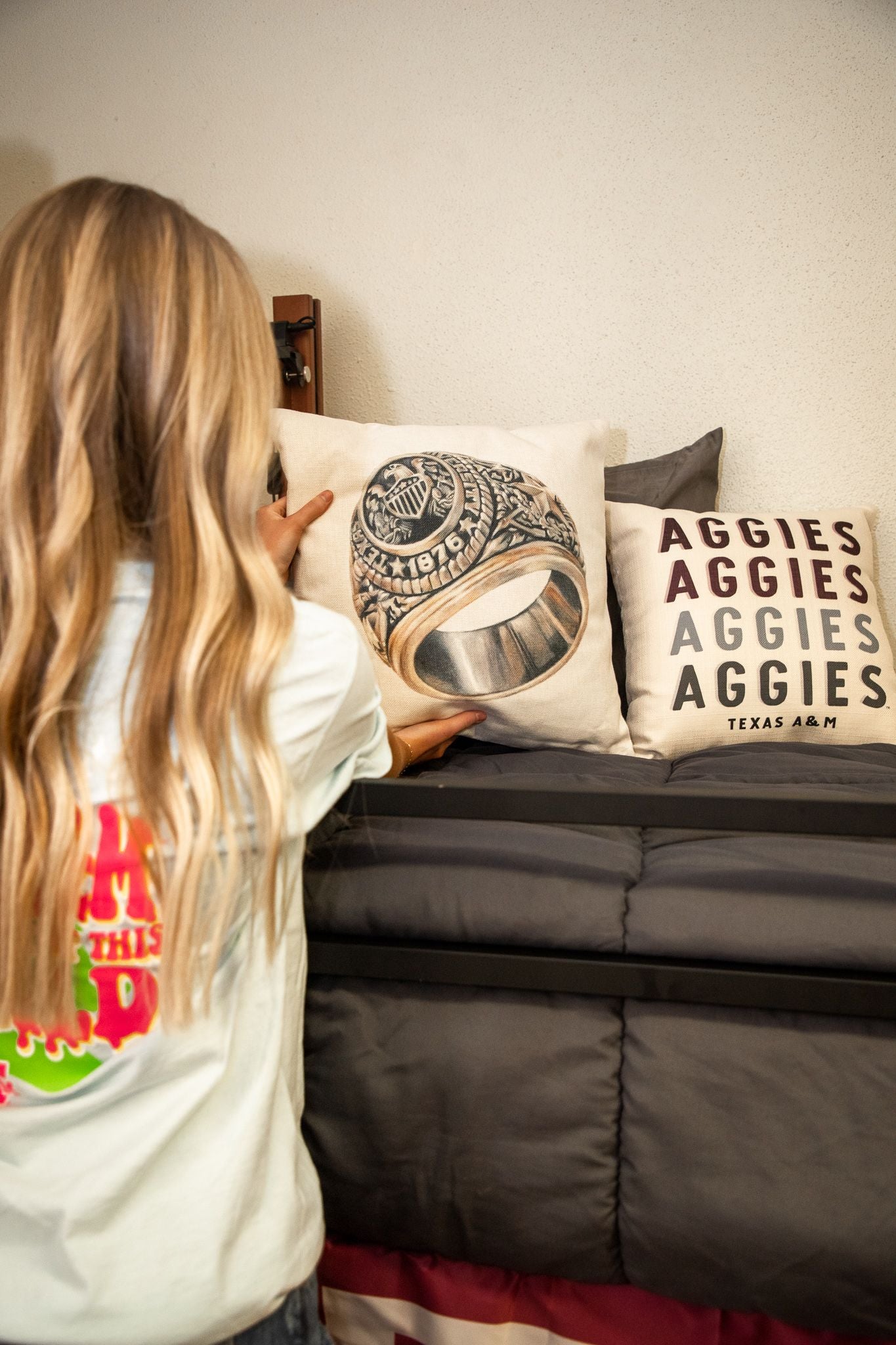 Texas A&M Aggie Ring Pillow
