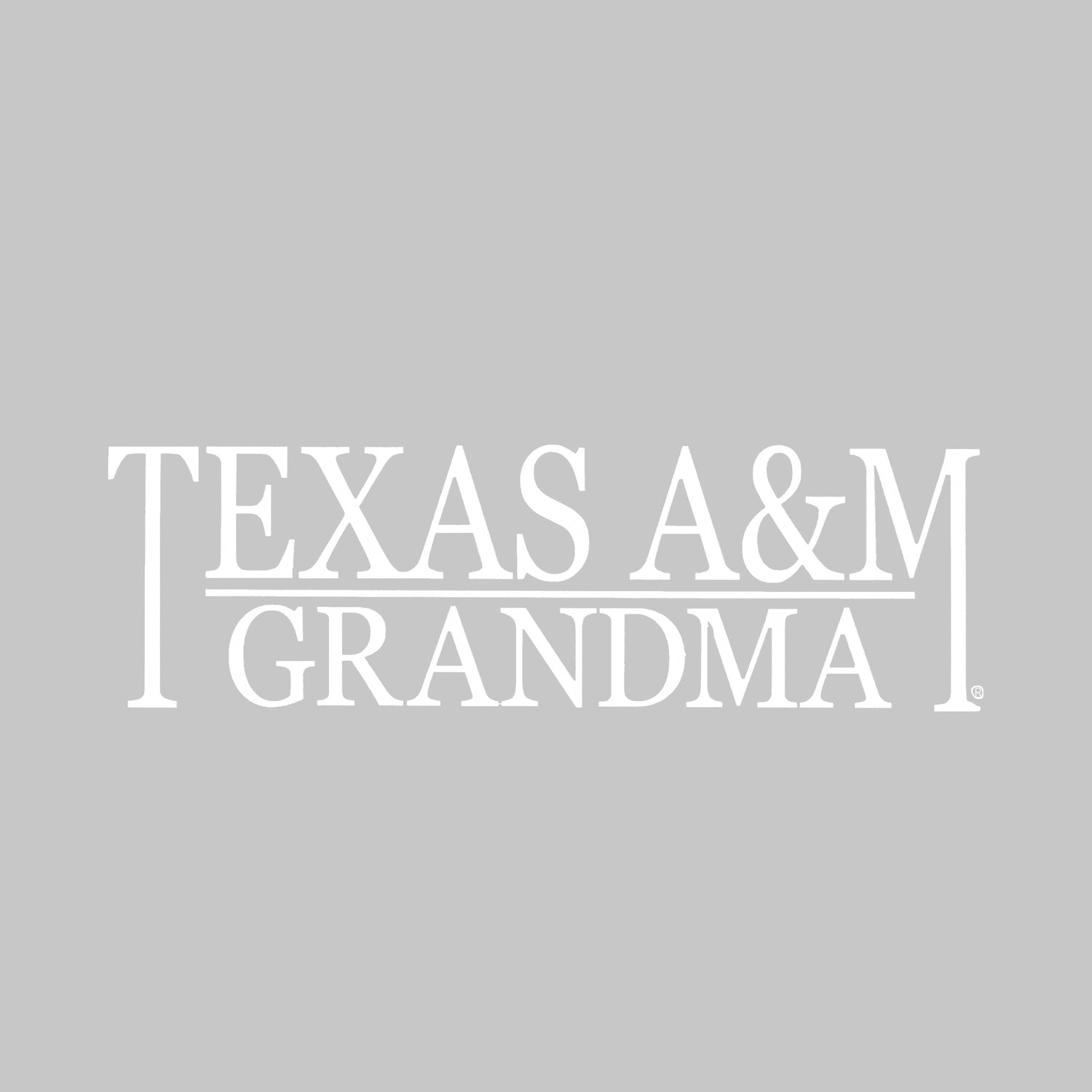 Texas A&M Grandma Vinyl Decal