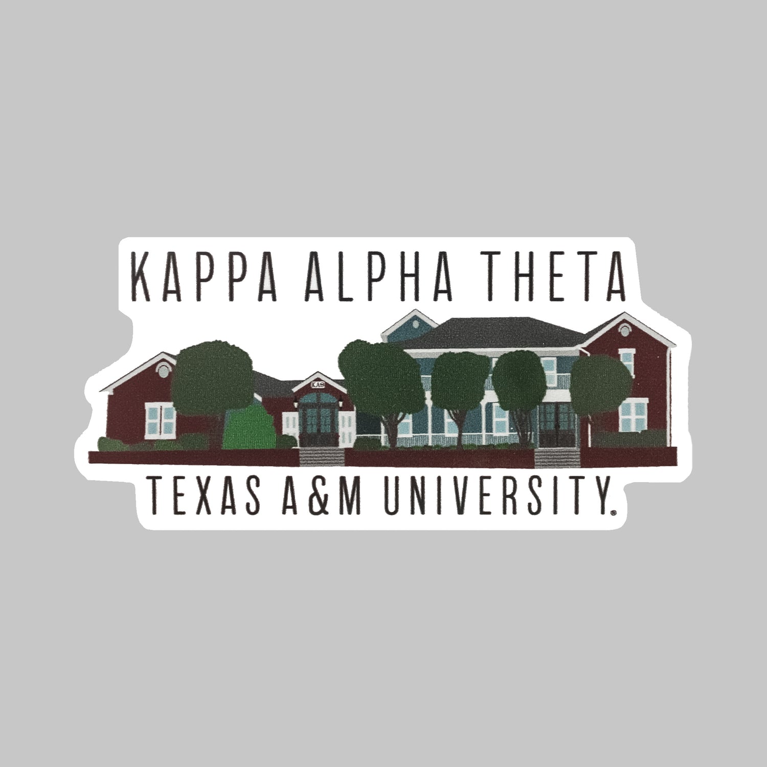 Texas A&M Kappa Alpha Theta Dizzler Sticker