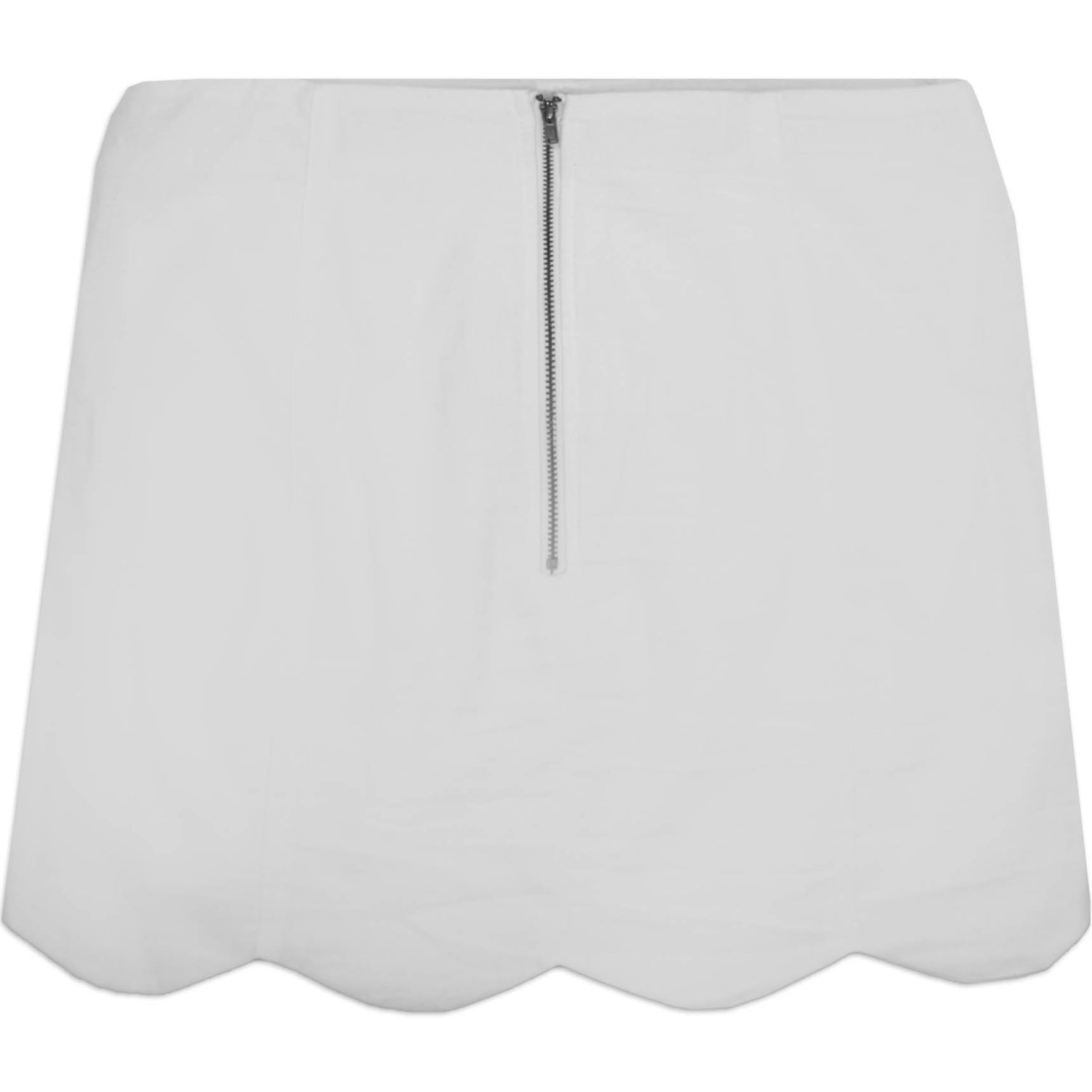 Women's Scalloped Mini Skirt