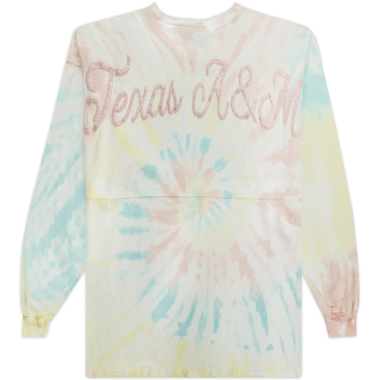 Texas A&M Tie Dye Pastel Rainbow Spirit Jersey