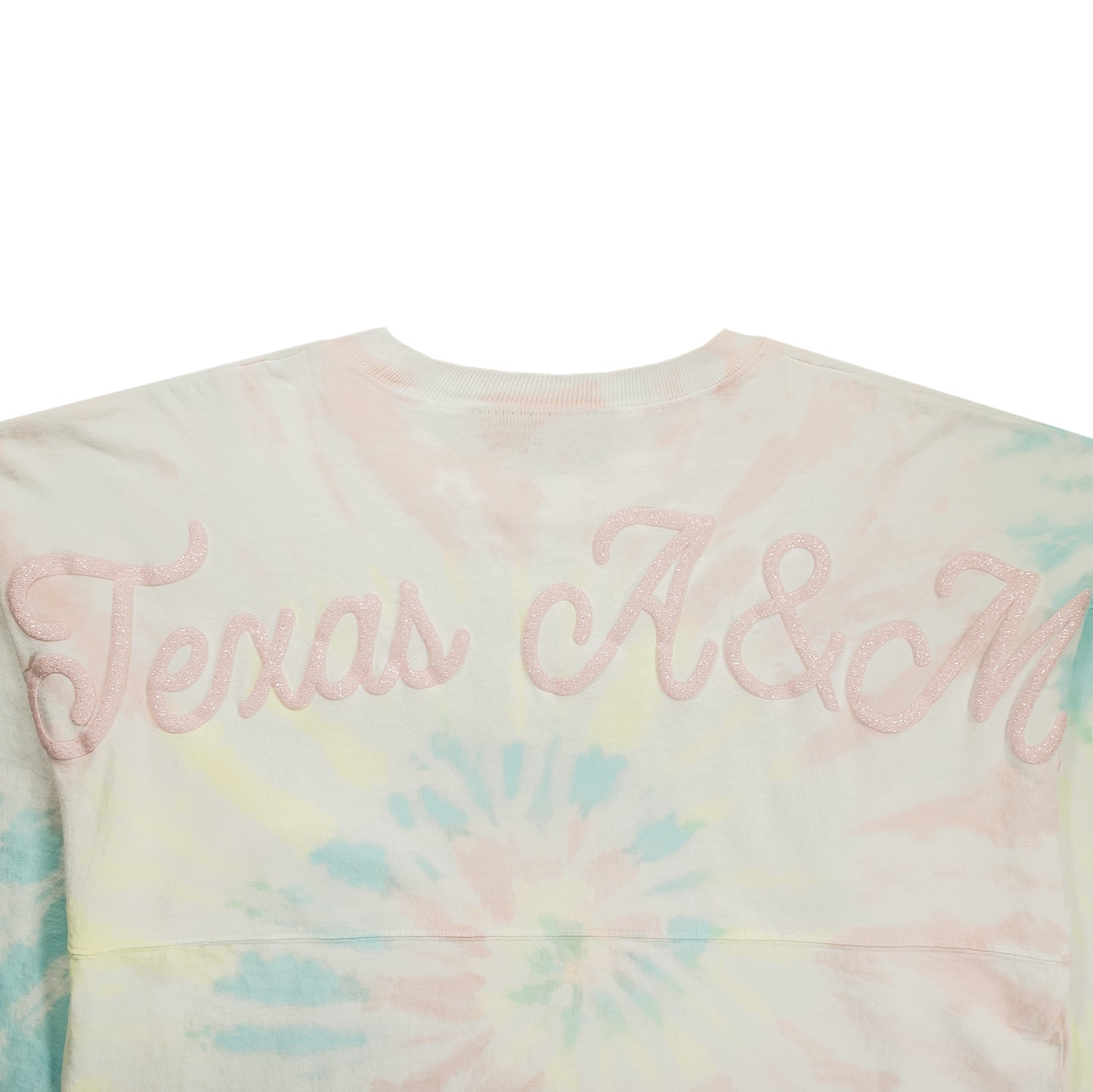 Texas A&M Tie Dye Pastel Rainbow Spirit Jersey