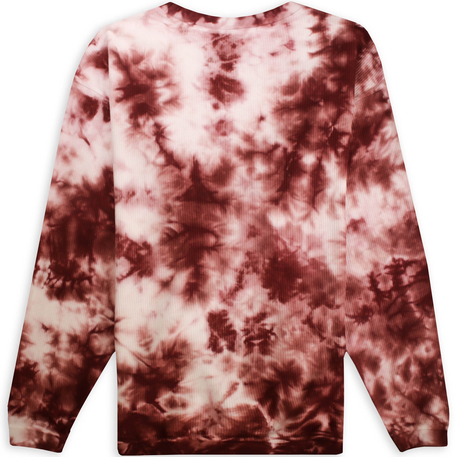 Texas A&M Maroon Tie Dye Corded Crew Sweatshirt