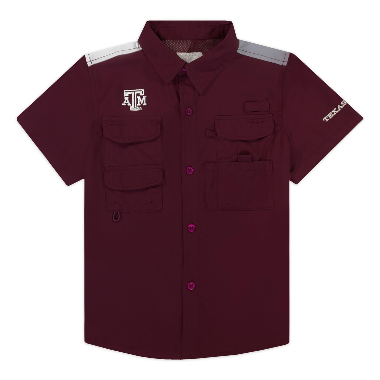 Texas A&M Youth Performance Flag Fishing Shirt