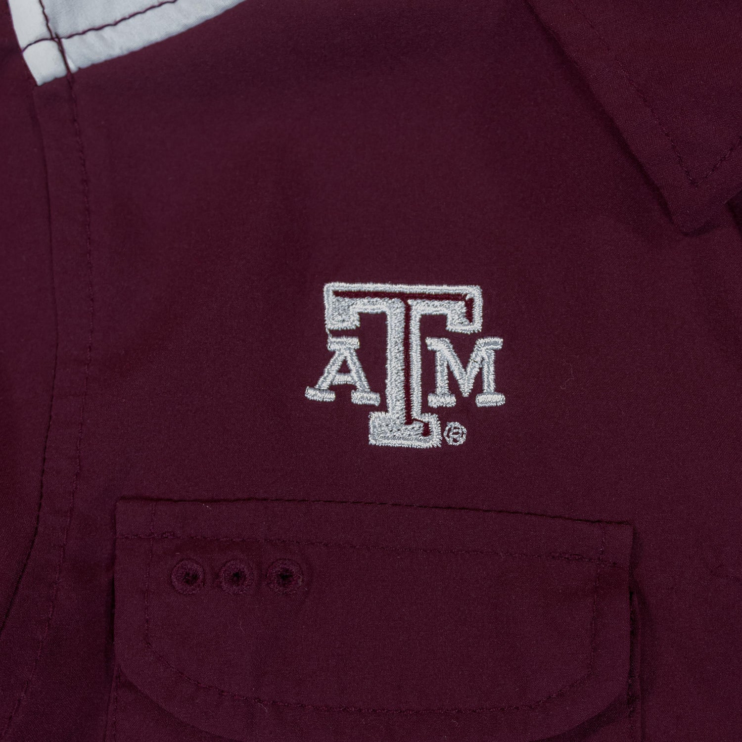 Texas A&M Youth Performance Flag Fishing Shirt YS / Maroon