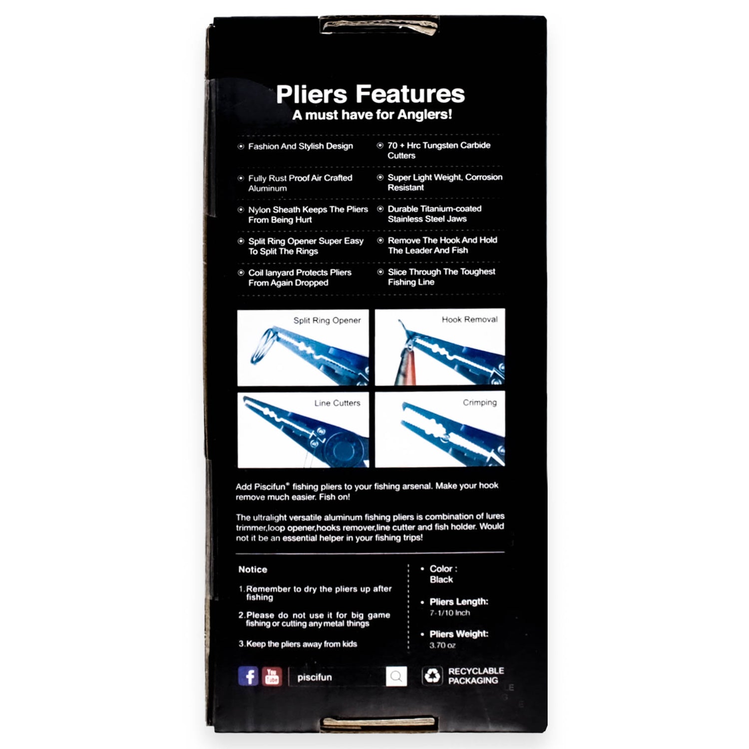 Piscifun Multi-function Fishing Pliers